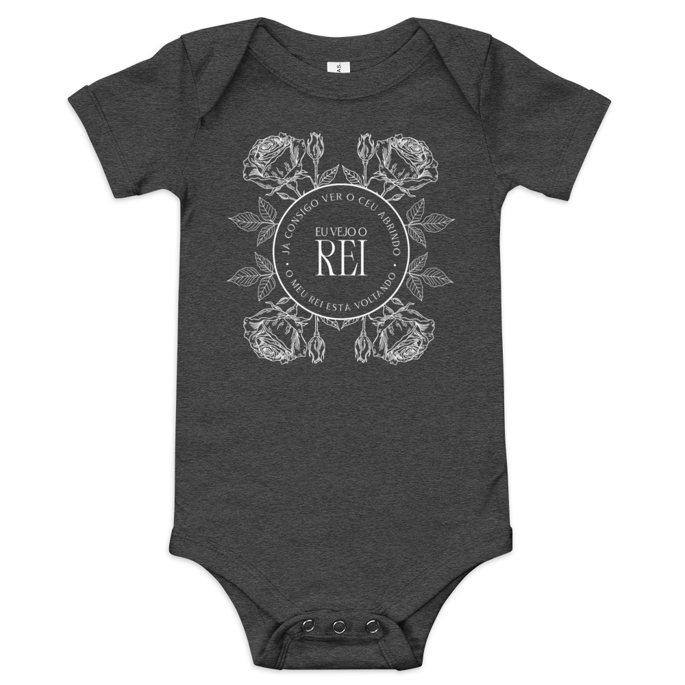 Body Infantil Eu Vejo o Rei