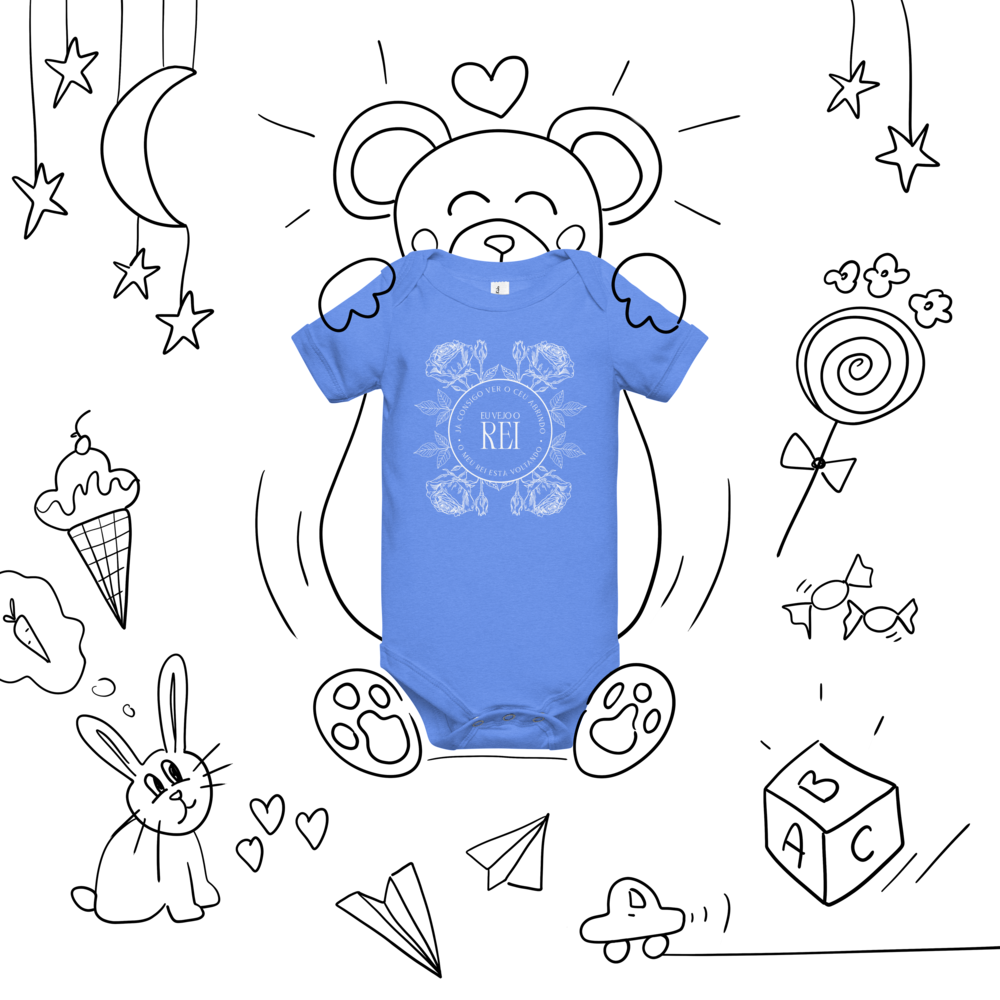 Body Infantil Eu Vejo o Rei