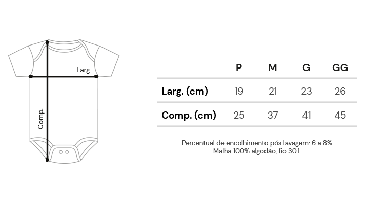 Body Infantil Maranata