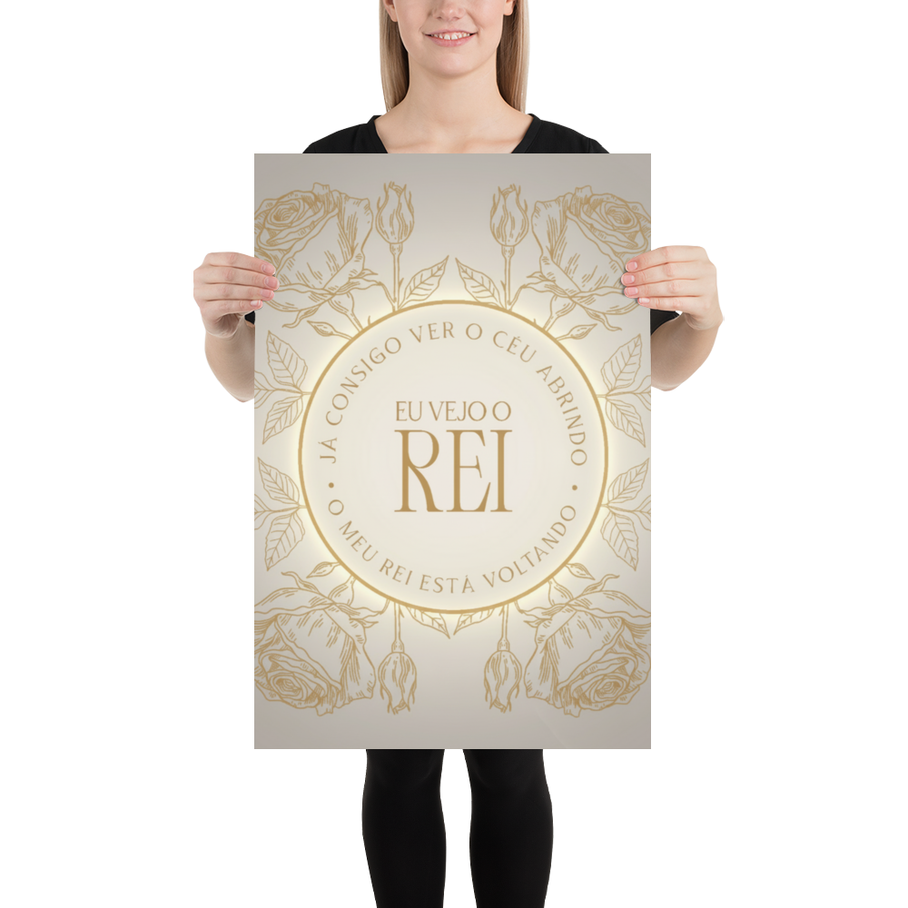 Poster Eu Vejo o Rei